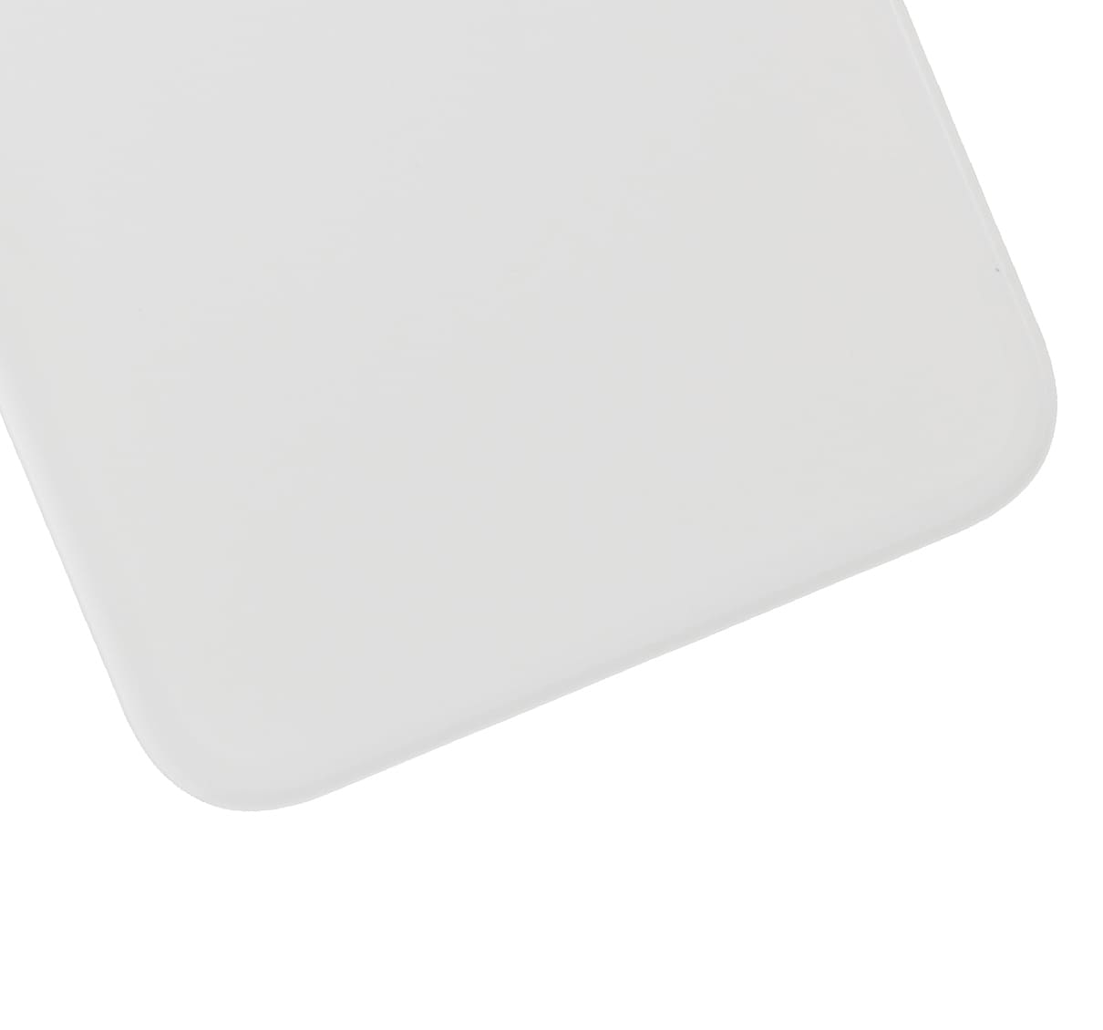 Back Glass With 3M Adhesive Compatible For iPhone 11 (No Logo / Large Camera Hole) (White)