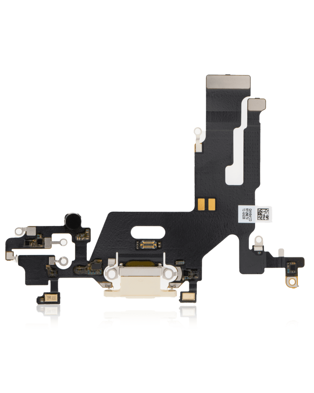 Charging Port Flex Cable Compatible For iPhone 11 (Aftermarket Plus) (White)