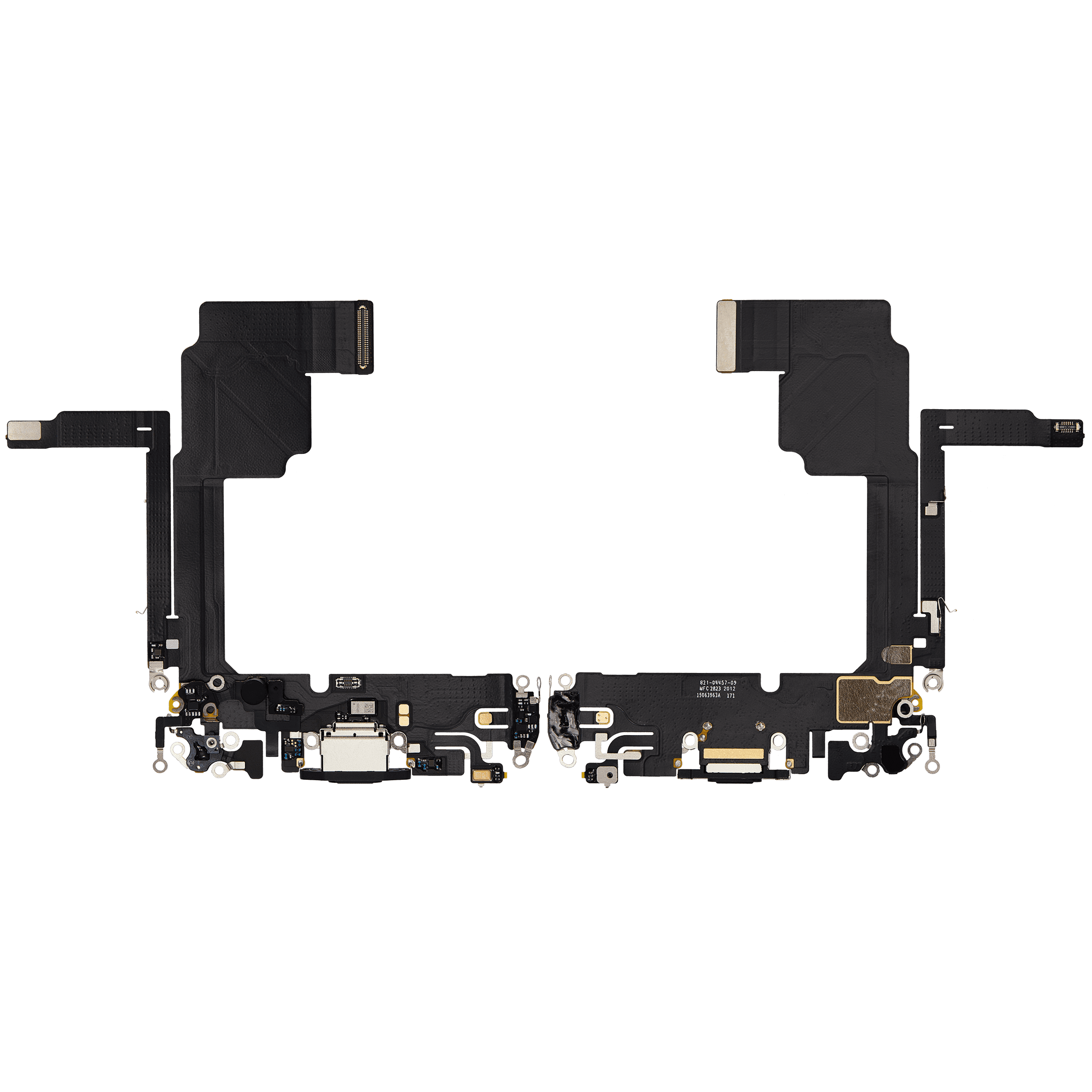 Charging Port Flex Cable Compatible For iPhone 15 Pro (Premium) (Black Titanium)