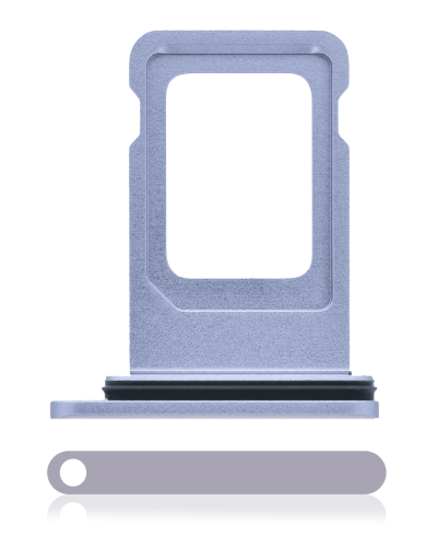 Dual Sim Card Tray Compatible For iPhone 11 (Purple)