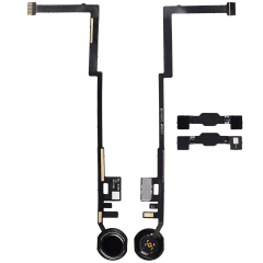 Home Button Flex Cable Compatible For iPad 5 (2017) / iPad 6 (2018) (Aftermarket Plus) (Black)