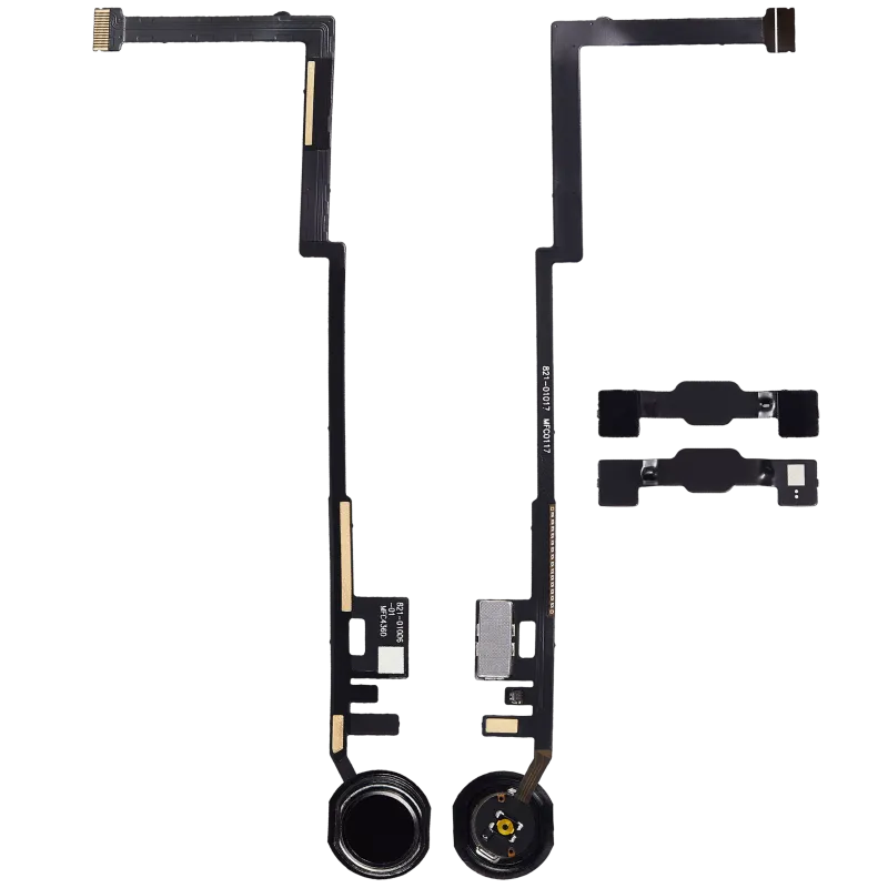 Home Button Flex Cable Compatible For iPad 5 (2017) / iPad 6 (2018) (Aftermarket Plus) (Black)