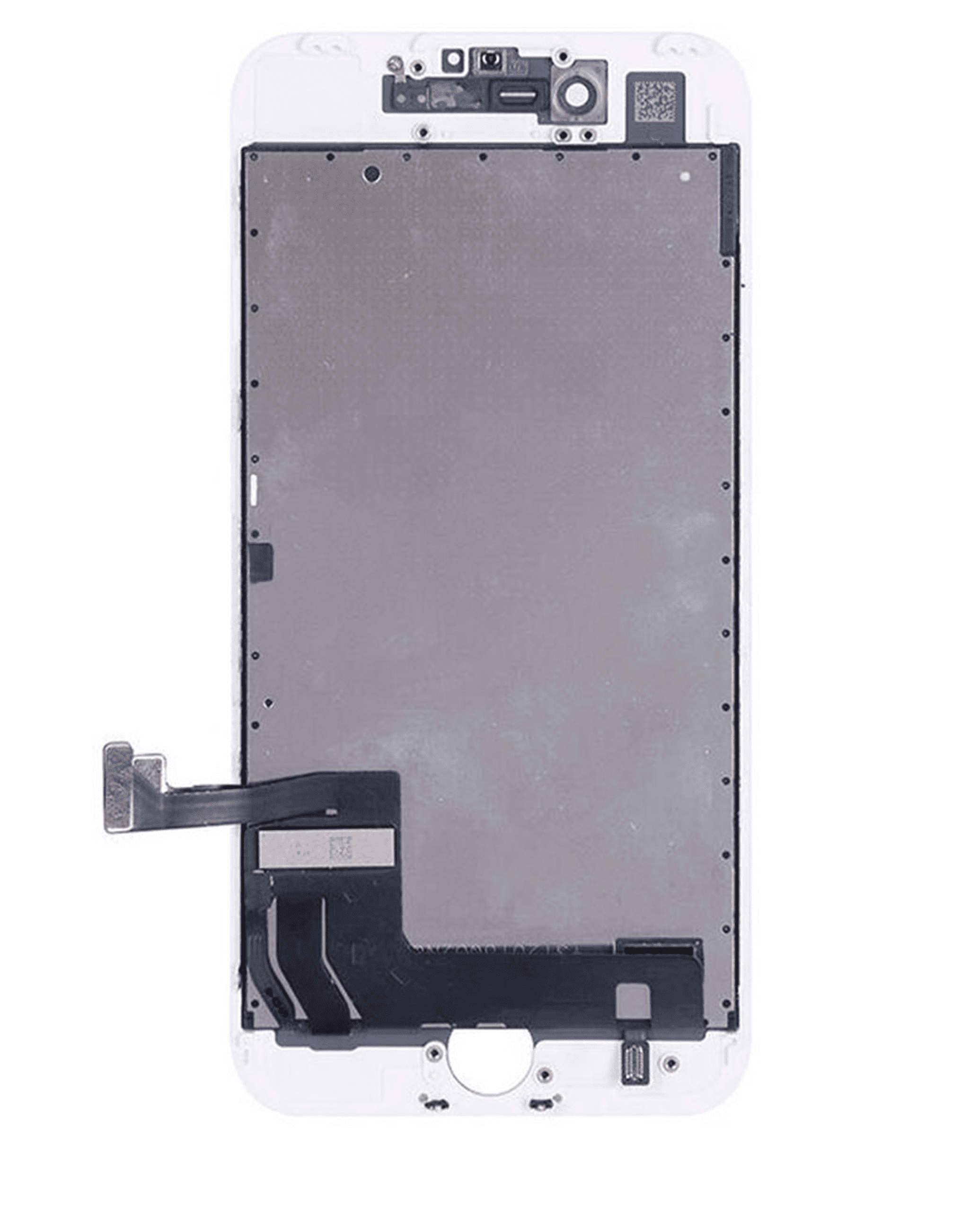 LCD Assembly With Steel Plate Compatible For iPhone 7 (Aftermarket: AQ7) (White)