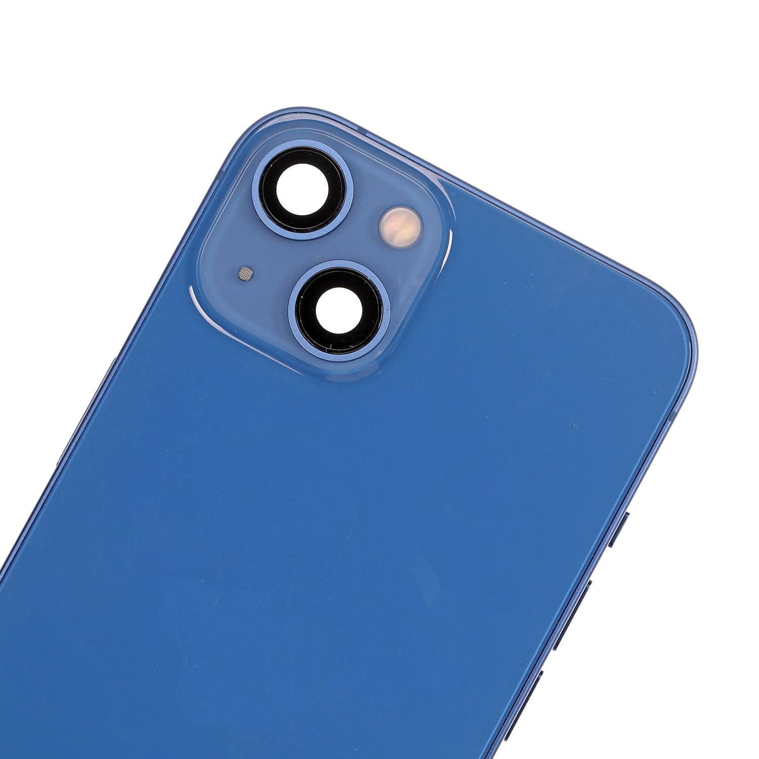 Back Housing W/ Small Components Pre-Installed Compatible For iPhone 13 (International Version) (Used OEM Pull: Grade A) (Blue)