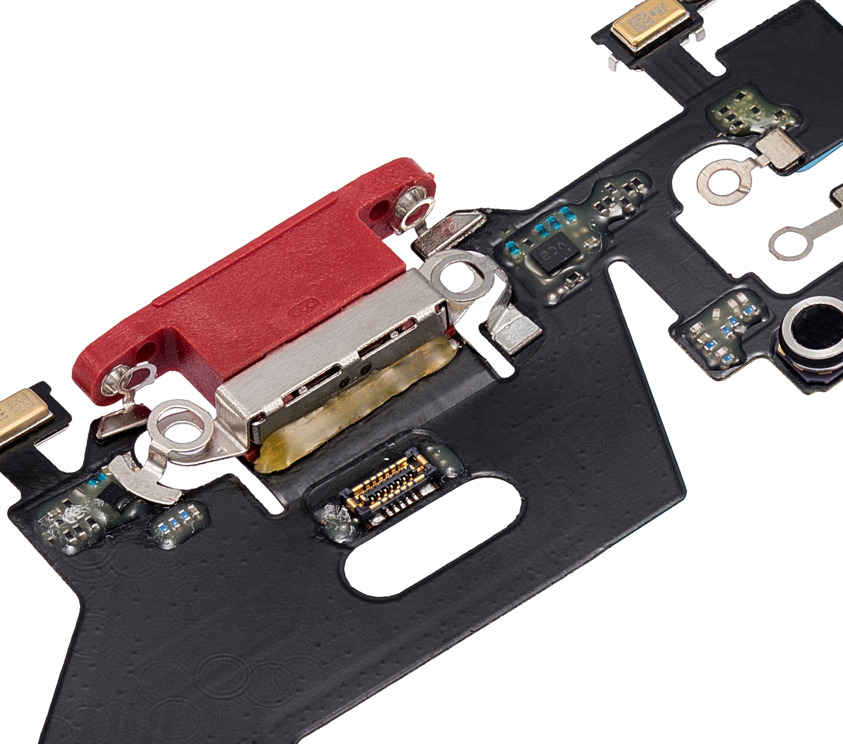 Charging Port Flex Cable Compatible For iPhone 11 (Aftermarket Plus) (Red)