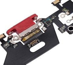 Charging Port Flex Cable Compatible For iPhone 11 (Aftermarket Plus) (Red)