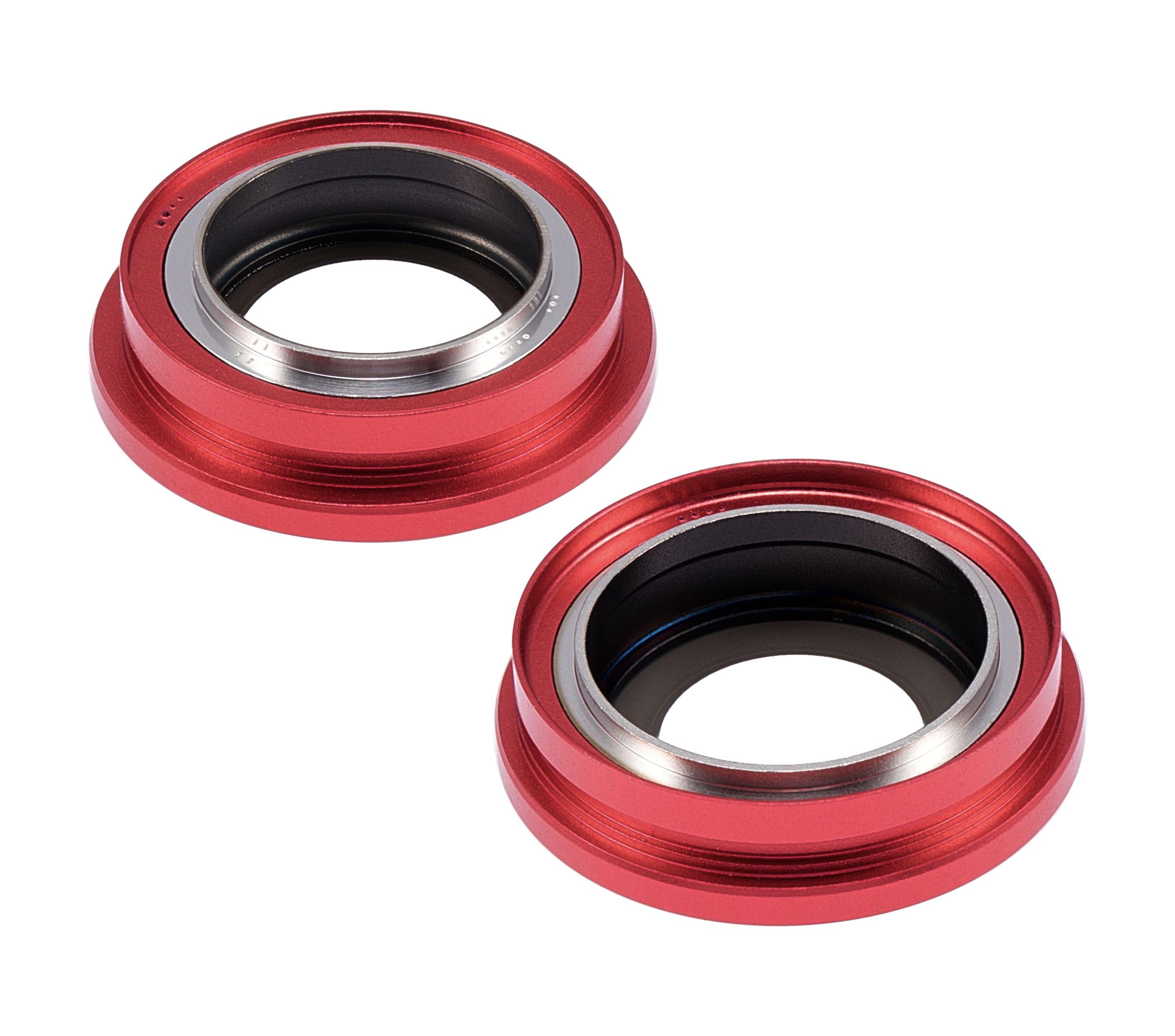Back Camera Lens With Bracket & Bezel Compatible For iPhone 14 / 14 Plus (2 Piece Set) (Premium) (Red)