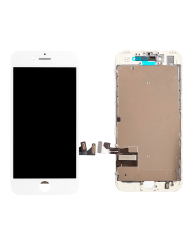 LCD Assembly With Steel Plate Compatible For iPhone 7 (Premium) (White)