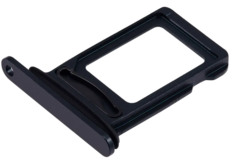Dual Sim Card Tray Compatible For iPhone 14 / 14 Plus (Midnight)