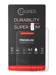 Casper Tempered Glass Compatible For iPhone 5 / 5S / 5C / SE (2016) (Retail Pack) (Clear)