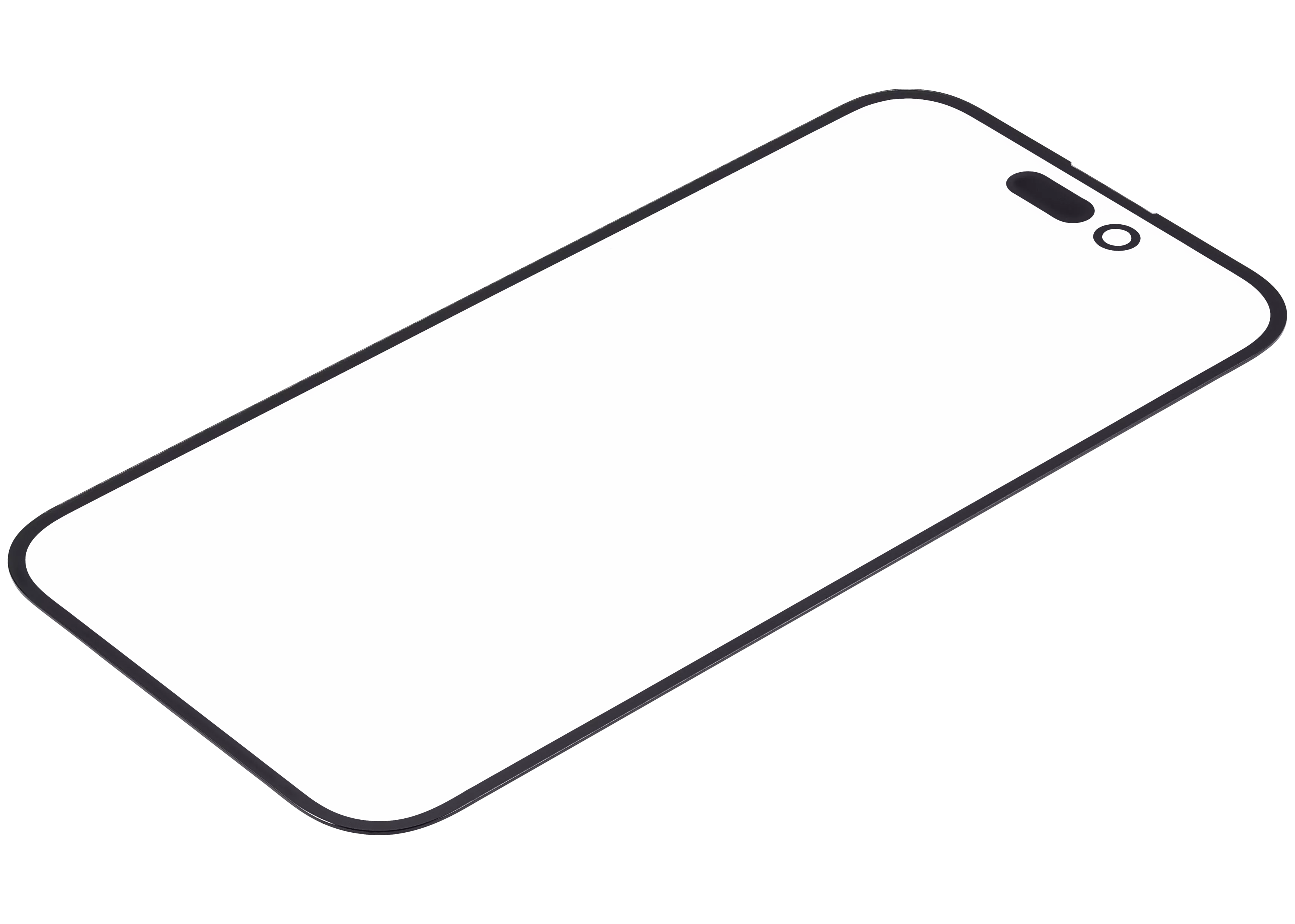 2 in 1 With Frame Included (Front Glass + OCA Pre-Installed) Compatible For iPhone 14 Pro (OCA Master)