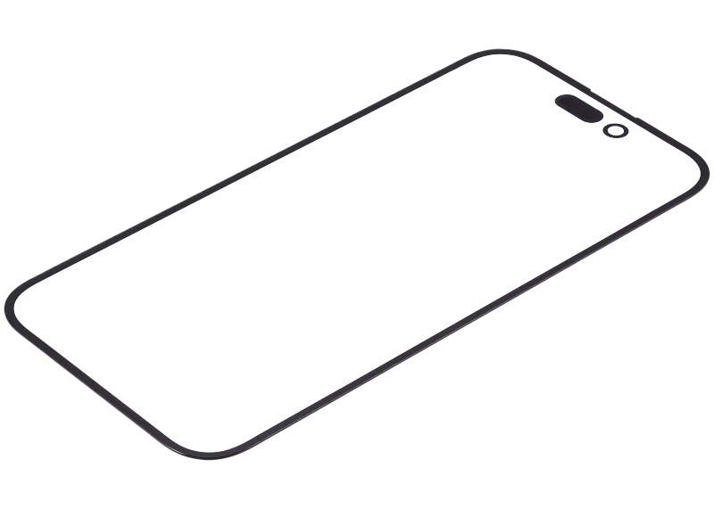 2 in 1 With Frame Included (Front Glass + OCA Pre-Installed) Compatible For iPhone 14 Pro (OCA Master)