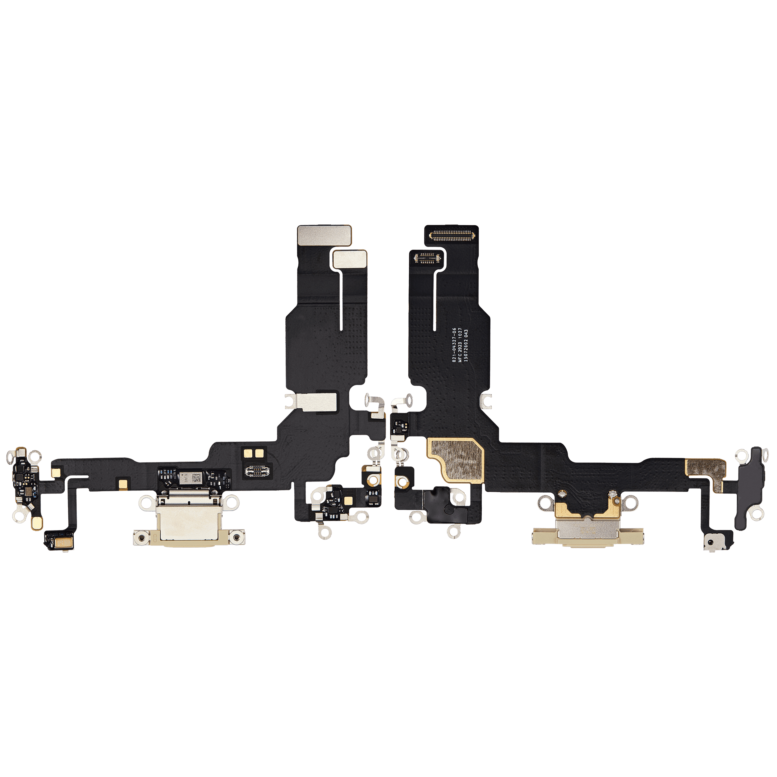Charging Port Flex Cable Compatible For iPhone 15 (Premium) (Yellow)