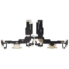 Charging Port Flex Cable Compatible For iPhone 15 (Premium) (Yellow)
