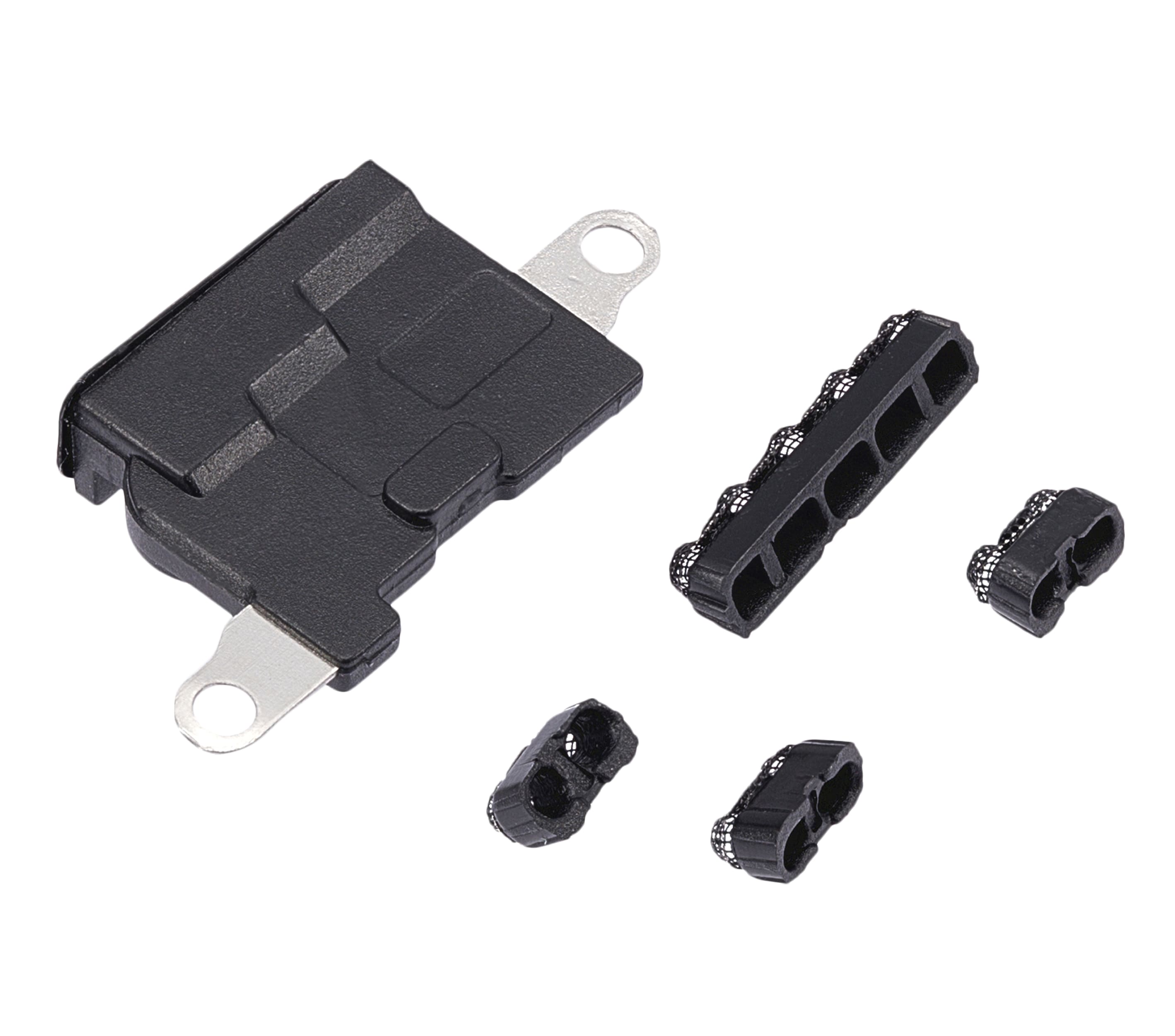 Loudspeaker / Mic Mesh Compatible For iPhone 11 Pro Max (Black) (10 Pack)