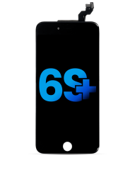 LCD Assembly With Steel Plate Compatible For iPhone 6S Plus (Aftermarket: AQ7) (Black)