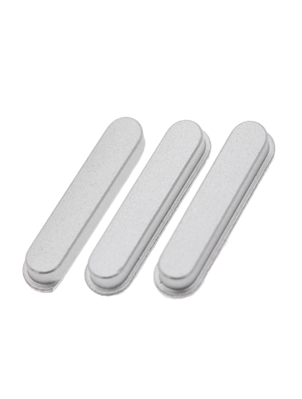 Hard Buttons Set (Power / Volume) Compatible For iPad Pro 12.9" 1st Gen (2015) / iPad Air 2 (Silver)