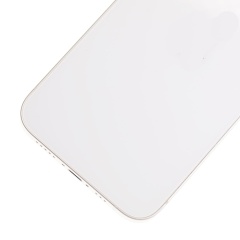 Back Housing W/ Small Components Pre-Installed Compatible For iPhone 13 (US Version) (Used OEM Pull: Grade B) (Starlight)