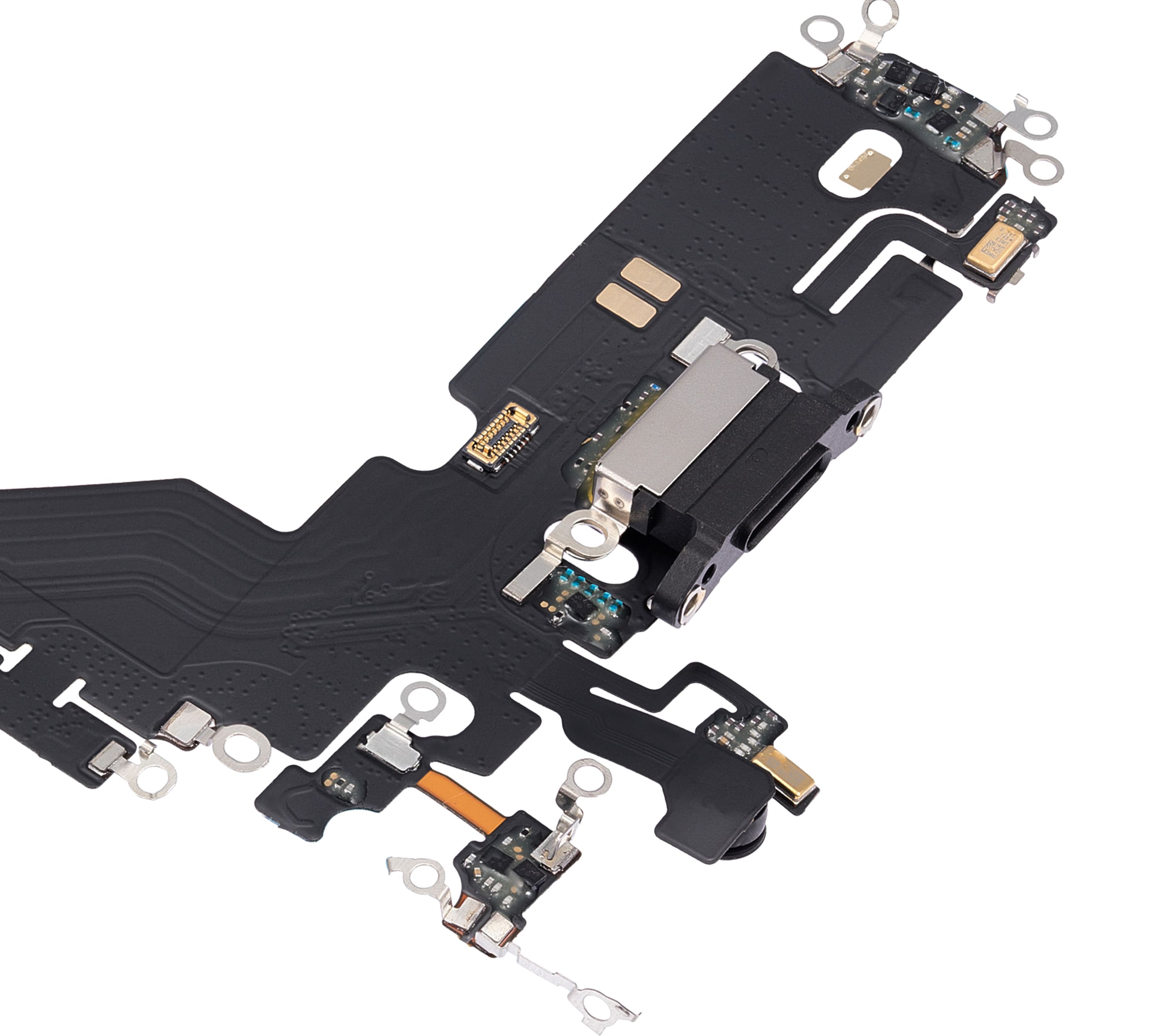 Charging Port Flex Cable Compatible For iPhone 13 Pro (Aftermarket Plus) (Graphite)