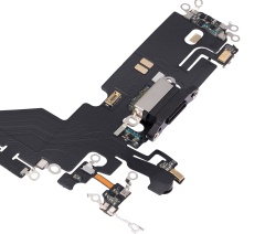 Charging Port Flex Cable Compatible For iPhone 13 Pro (Aftermarket Plus) (Graphite)