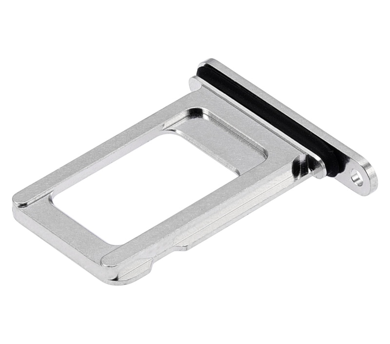 Single Sim Card Tray Compatible For iPhone 14 Pro / 14 Pro Max (Silver)