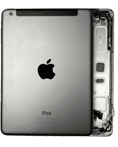 Back Housing W/ Small Components Pre-Installed Compatible For iPad Mini 4 (WIFI cellular) (Used OEM Pull: Grade C) (Space Gray)