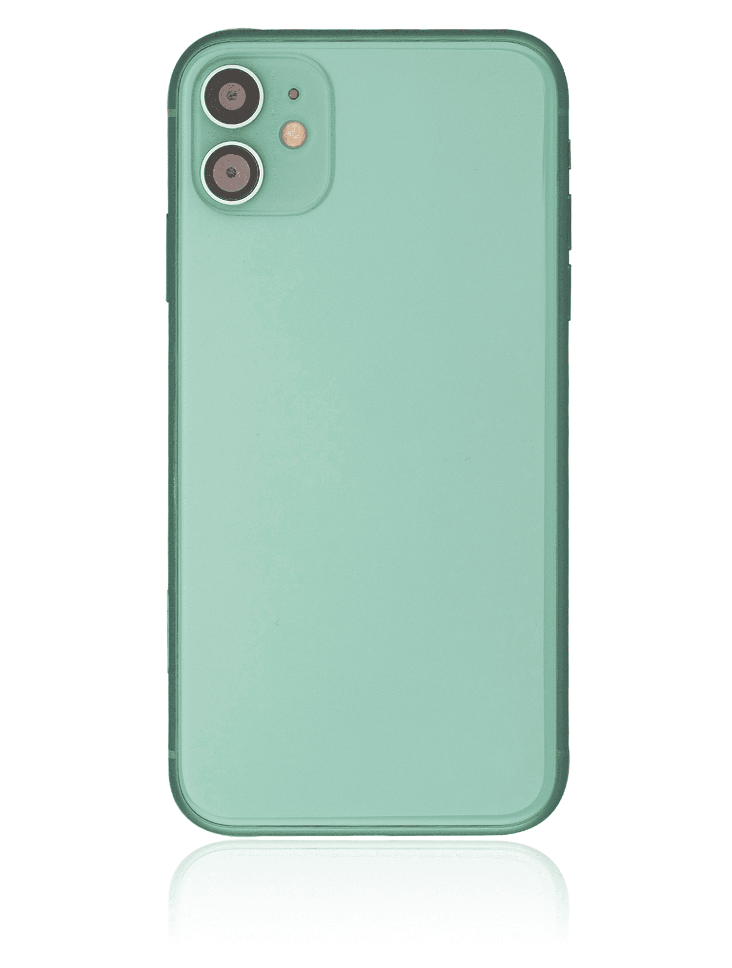 Back Housing W/ Small Components Pre-Installed Compatible For iPhone 11 (Used OEM Pull: Grade C) (Green)
