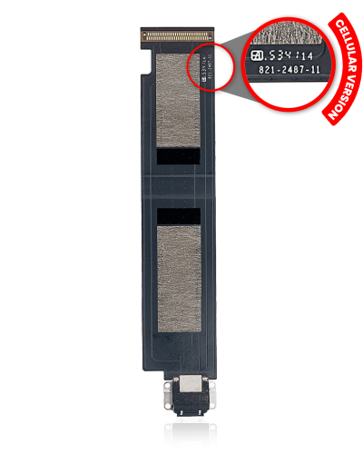 Charging Port Flex Cable Compatible For iPad Pro 12.9" 1st Gen (2015) (Cellular Version) (Silver / Gold)