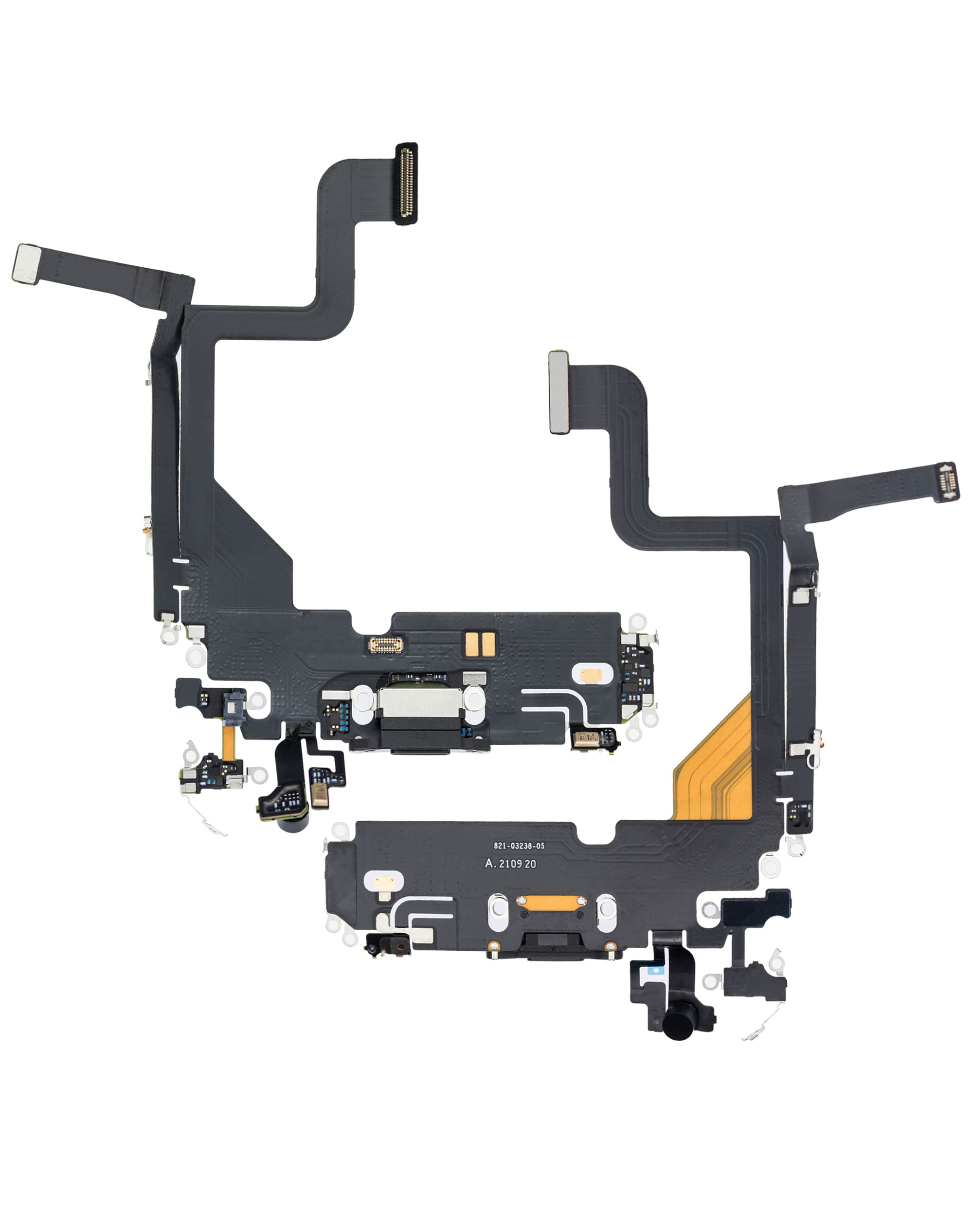 Charging Port Flex Cable Compatible For iPhone 13 Pro (Premium) (Graphite)