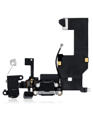 Charging Port Flex Cable Compatible For iPhone 5 (Space Gray)
