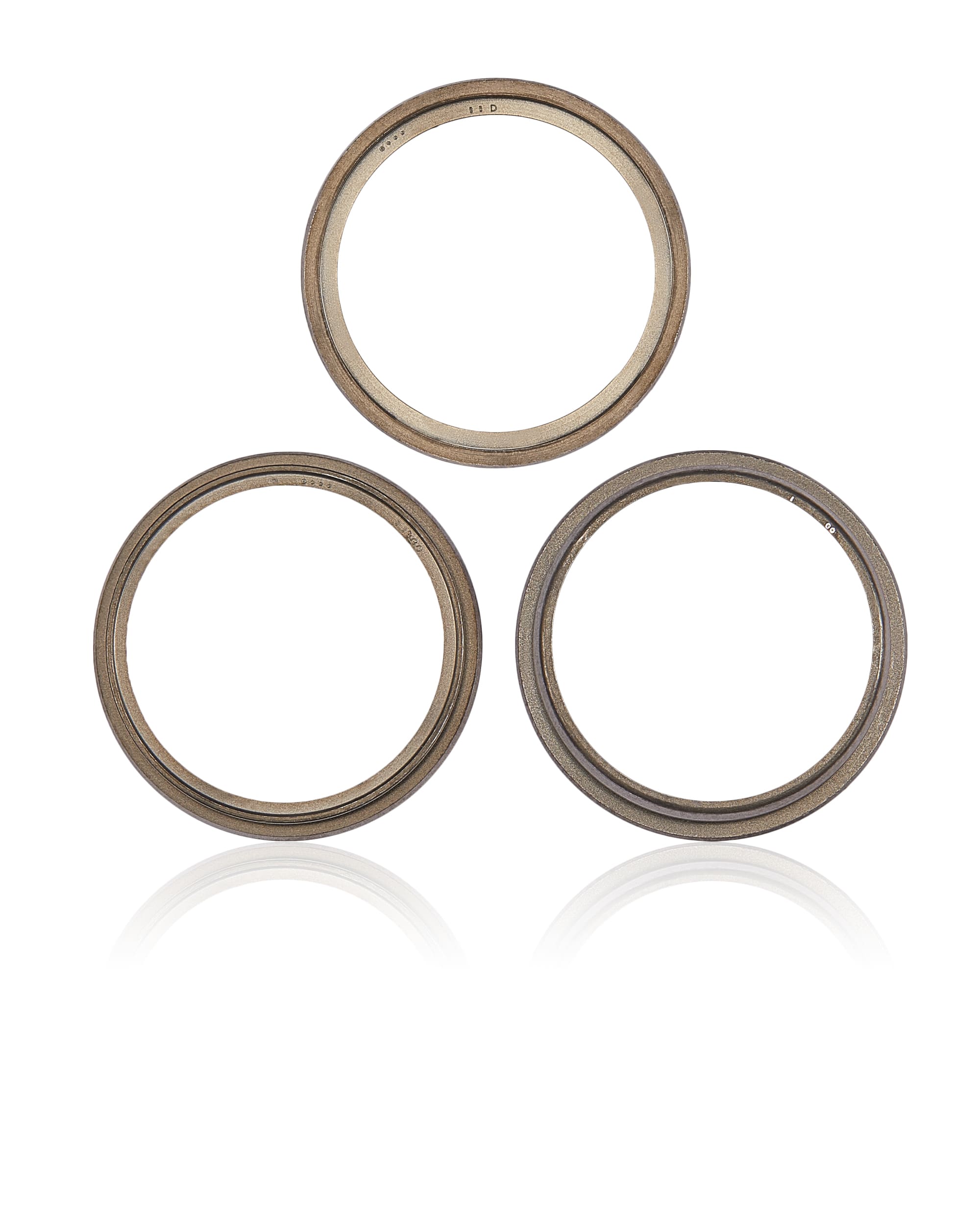 Back Camera Bezel Ring Only Compatible For iPhone 14 Pro / 14 Pro Max (Gold) (3 Piece Set)