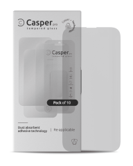 Casper Pro Tempered Glass Compatible For iPhone 15 Pro (10 Pack) (Matte)
