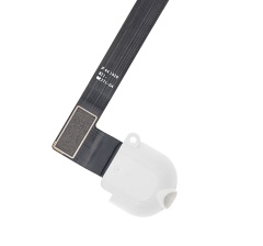 Headphone Jack Flex Compatible For iPad 7 (2019) / iPad 8 (2020) (White) (WiFi Version)