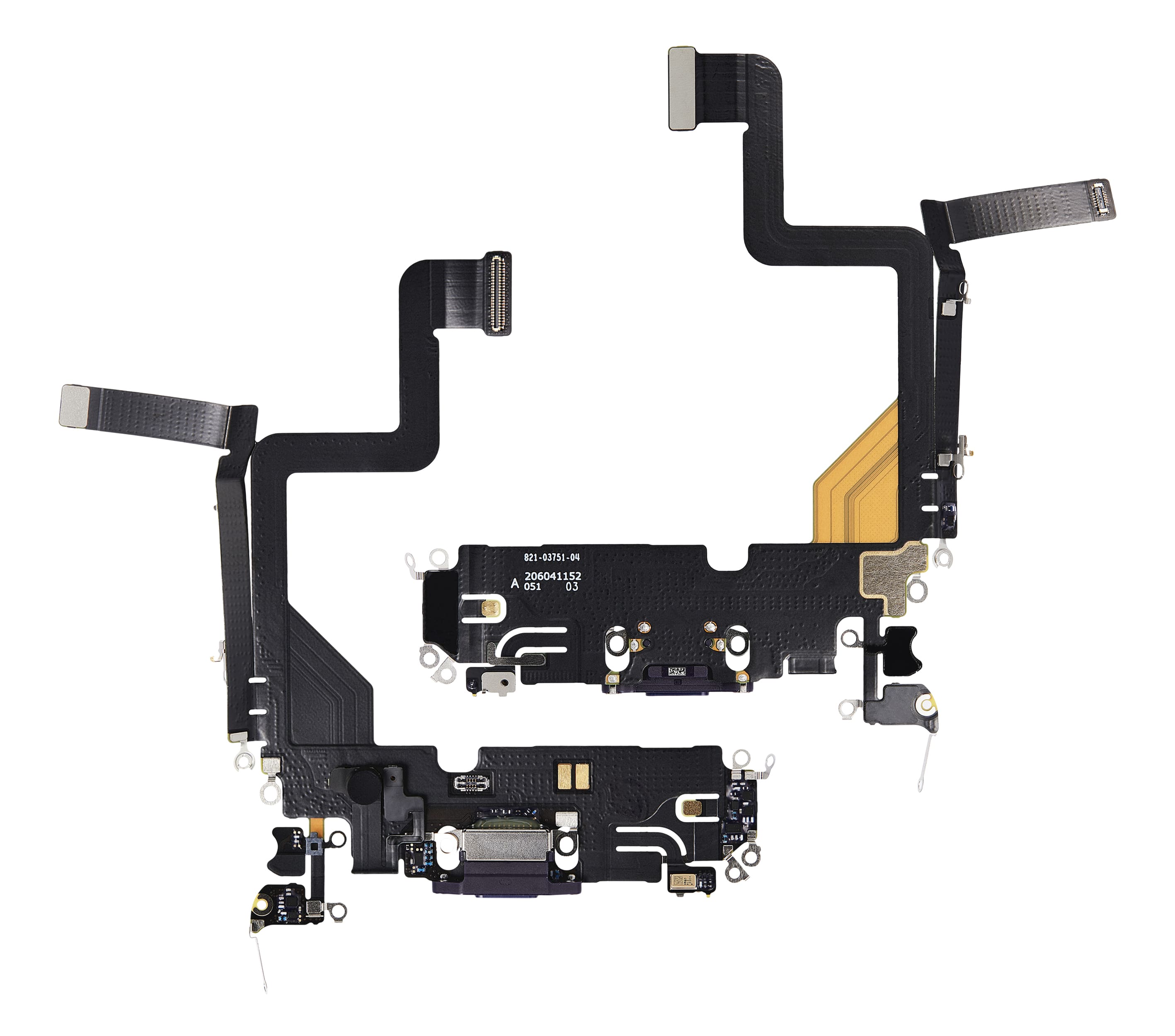 Charging Port Flex Cable Compatible For iPhone 14 Pro (Premium) (Deep Purple)