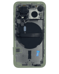 Back Housing W/ Small Components Pre-Installed Compatible For iPhone 13 Mini (US Version) (Used OEM Pull: Grade B) (Green)