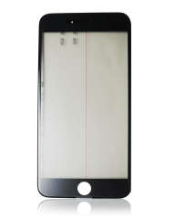 Glass with Frame / OCA / Polarizer Pre-Installed Compatible For iPhone 6 Plus (Black)