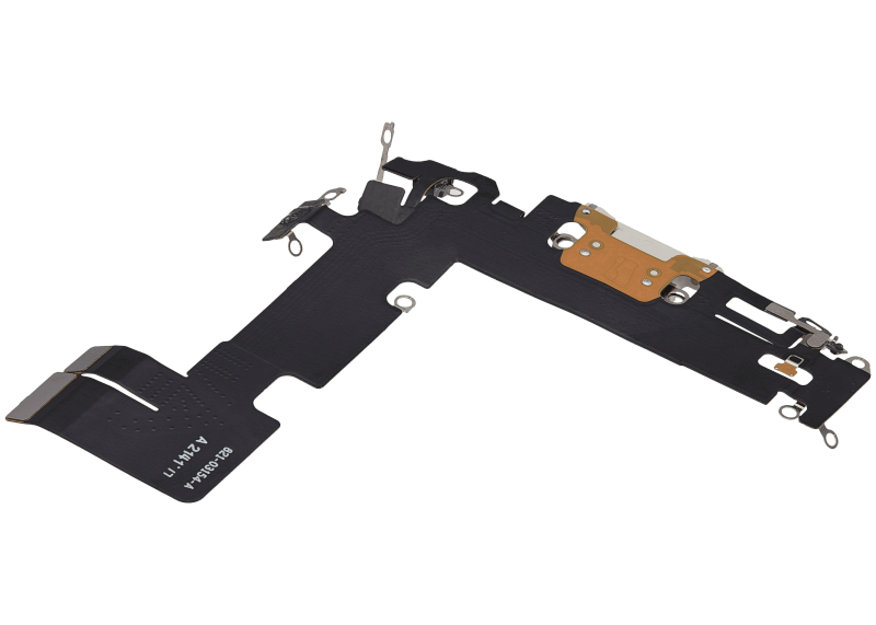 Charging Port Flex Cable Compatible For iPhone 13 (Used OEM Pull) (Starlight)