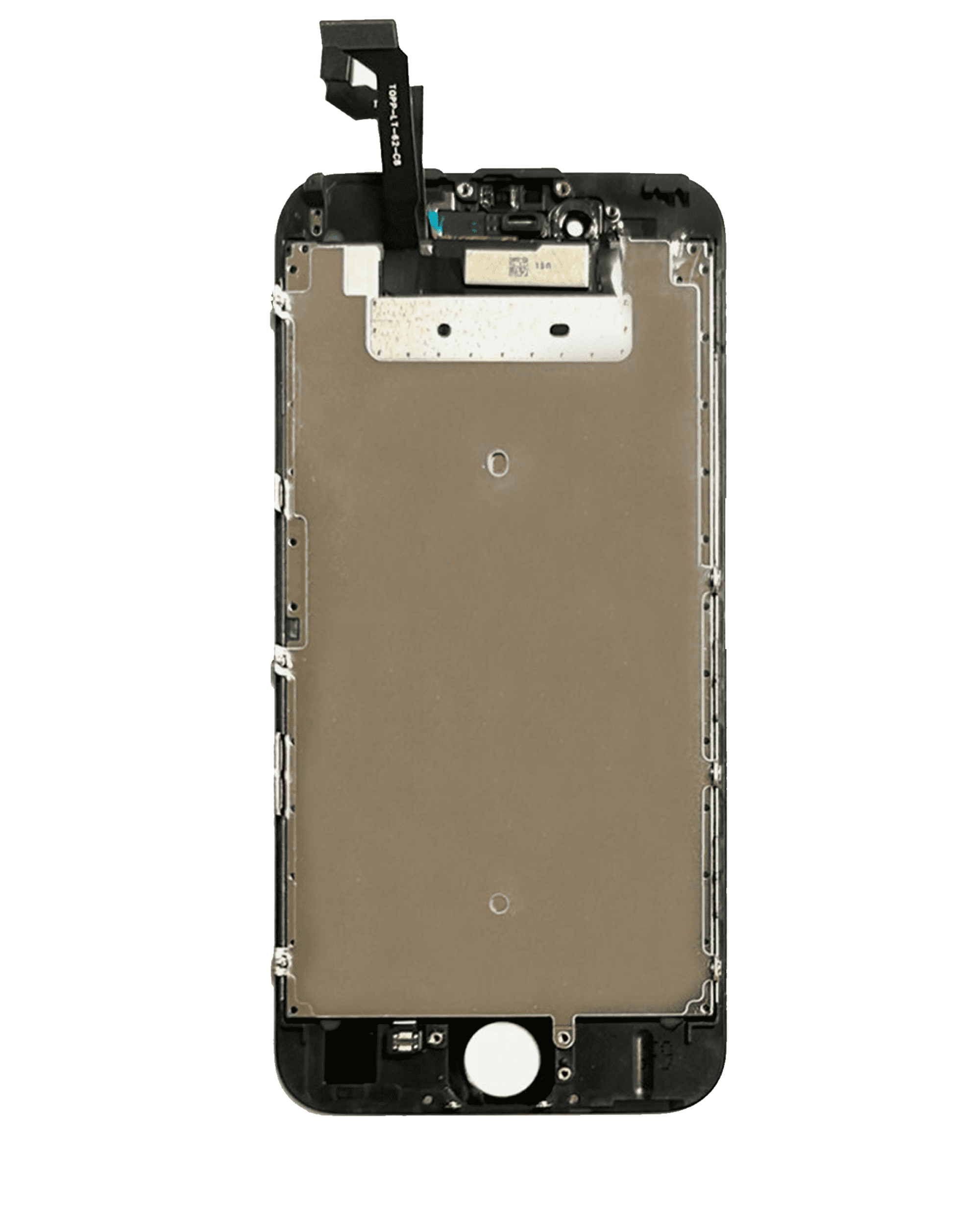 LCD Assembly With Steel Plate Compatible For iPhone 6S (Aftermarket) (Black)