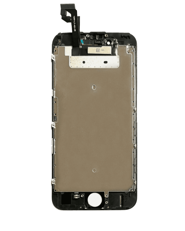 LCD Assembly With Steel Plate Compatible For iPhone 6S (Aftermarket) (Black)
