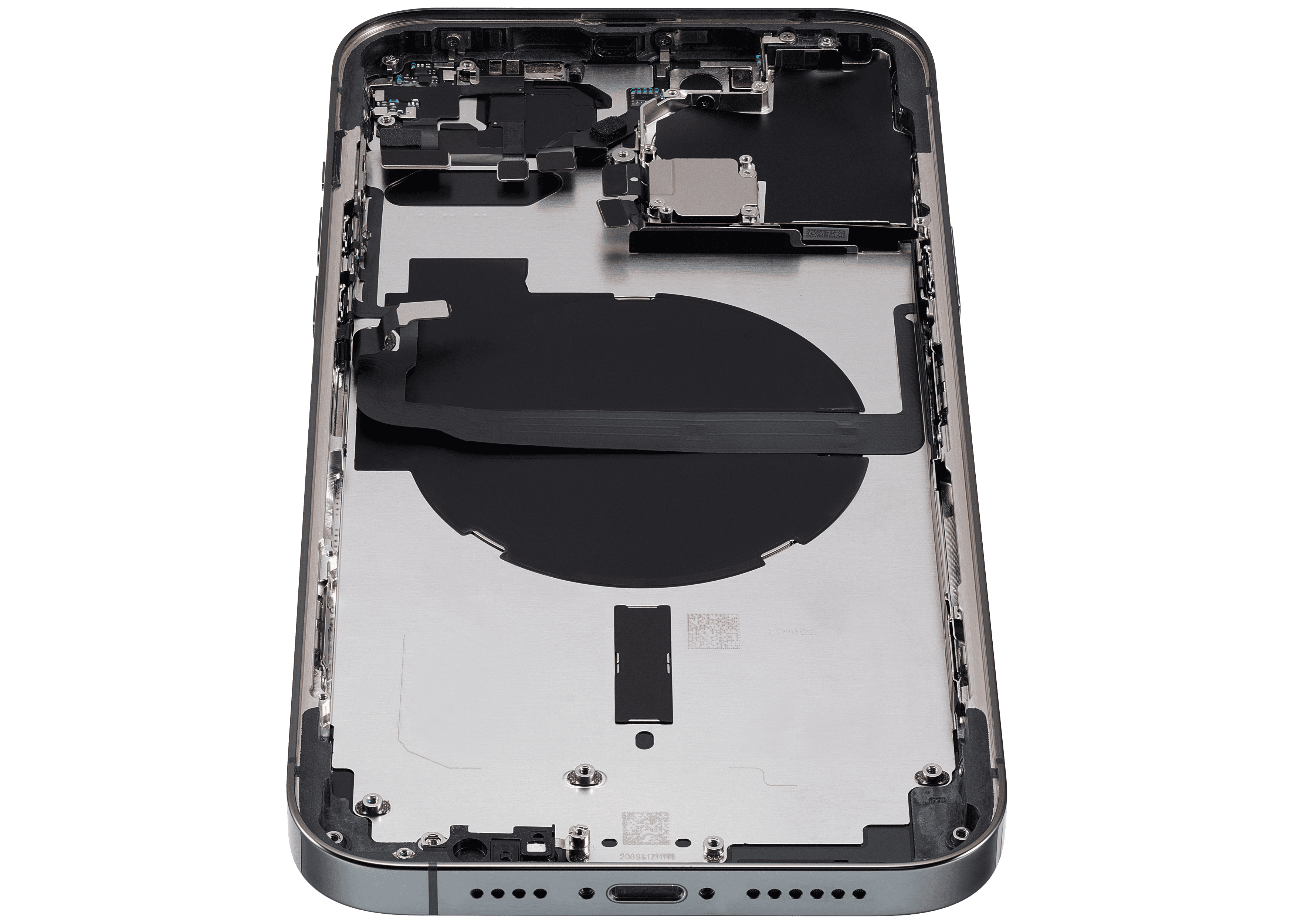 Back Housing W/ Small Components Pre-Installed Compatible For iPhone 13 Pro Max (International Version) (Used OEM Pull: Grade C) (Alpine Green)