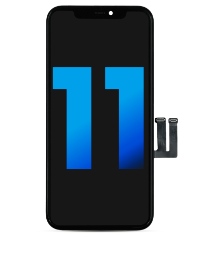 LCD Assembly With Steel Plate Pre-Installed Compatible For iPhone 11 (Aftermarket)