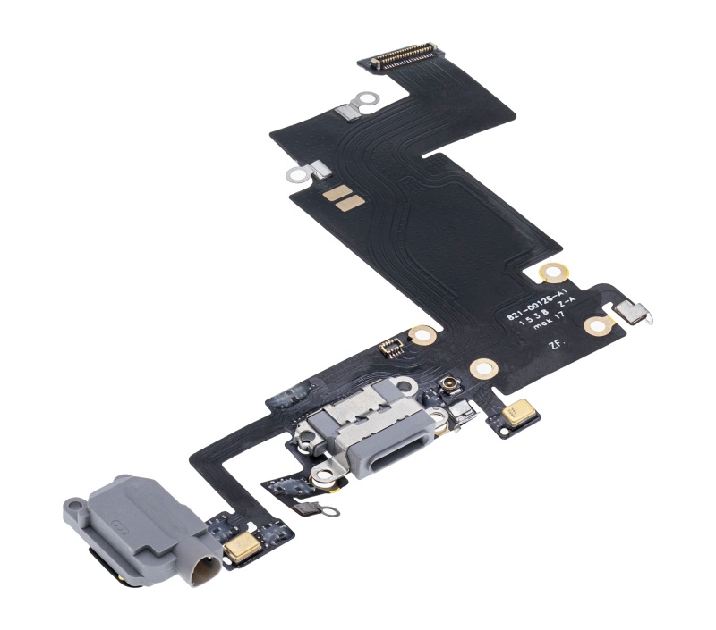 Charging Port Flex Cable Compatible For iPhone 6S Plus (Aftermarket) (Space Gray)