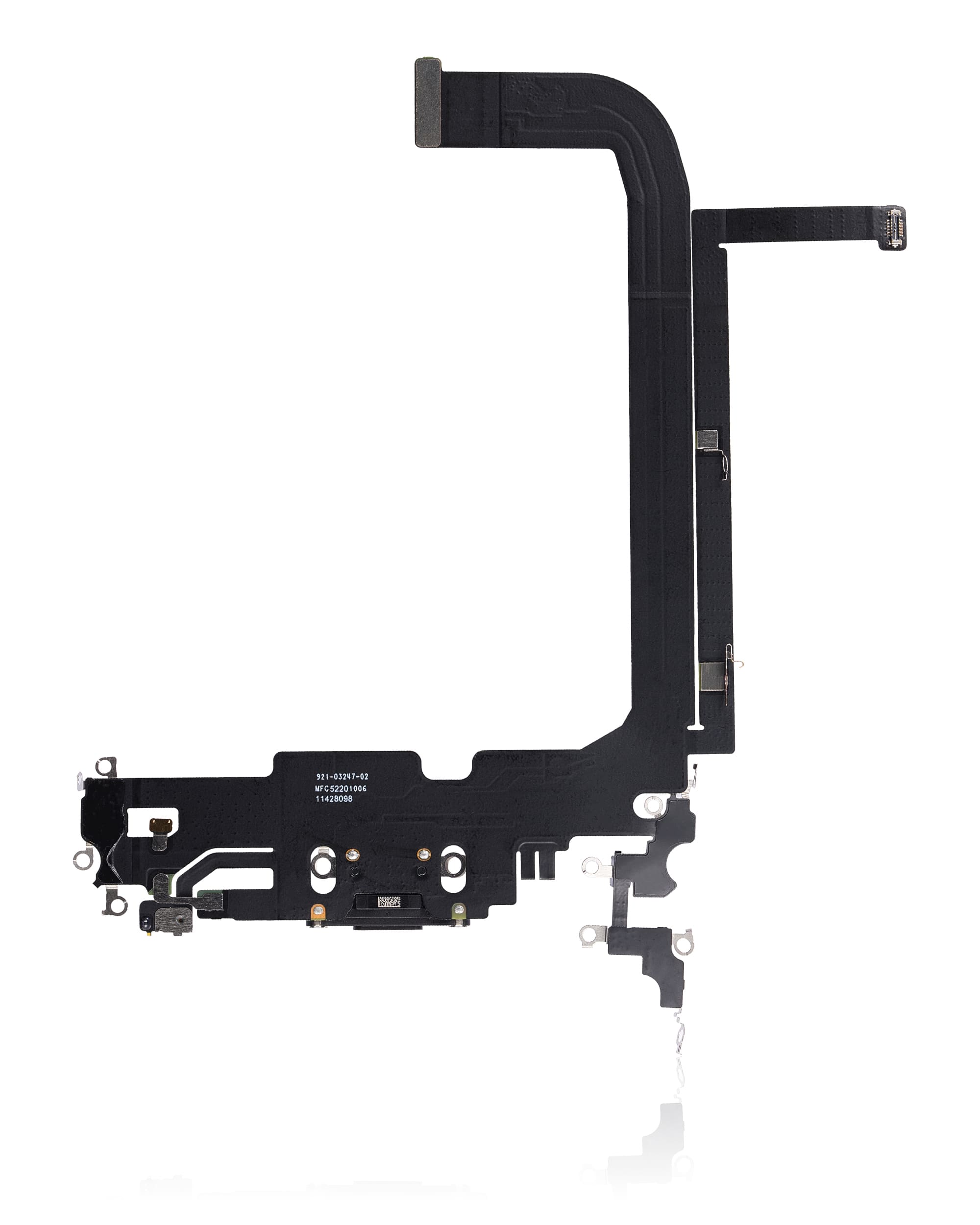Charging Port Flex Cable Compatible For iPhone 13 Pro Max (Used OEM Pull) (Graphite)