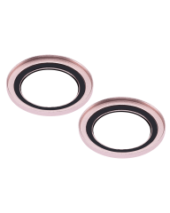 Casper Camera Lens Protector Compatible For iPhone 13 / 13 Mini (Pink) (Clear)
