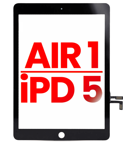 Digitizer Compatible For iPad Air 1 / iPad 5 (2017) (No Home Button Installed) (Aftermarket Plus) (Black)