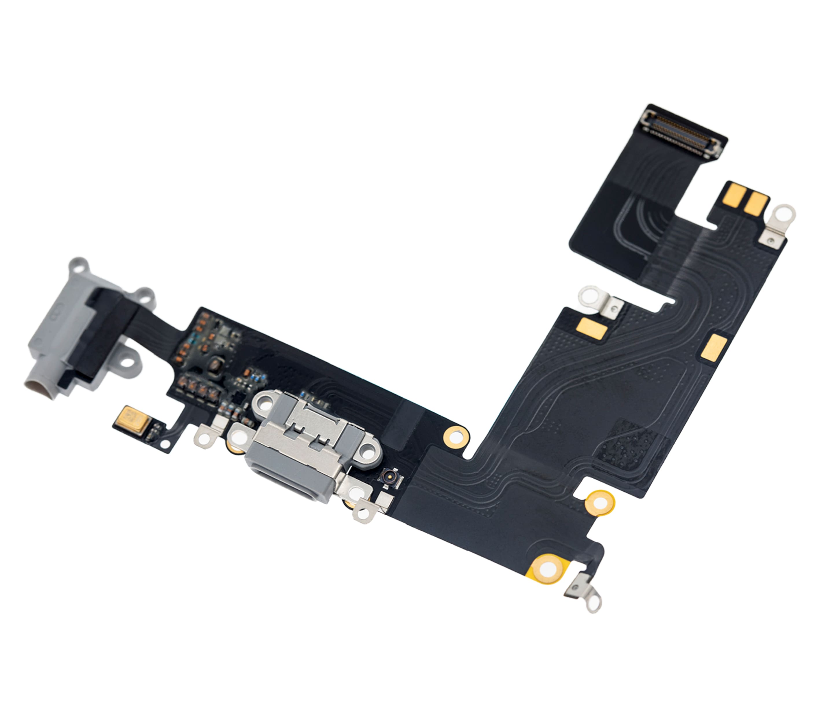 Charging Port Flex Cable Compatible For iPhone 6 Plus (Premium) (Space Gray)