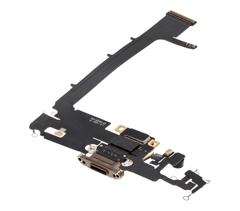 Charging Port Flex Cable With Board Compatible For iPhone 11 Pro Max (Premium) (Gold)