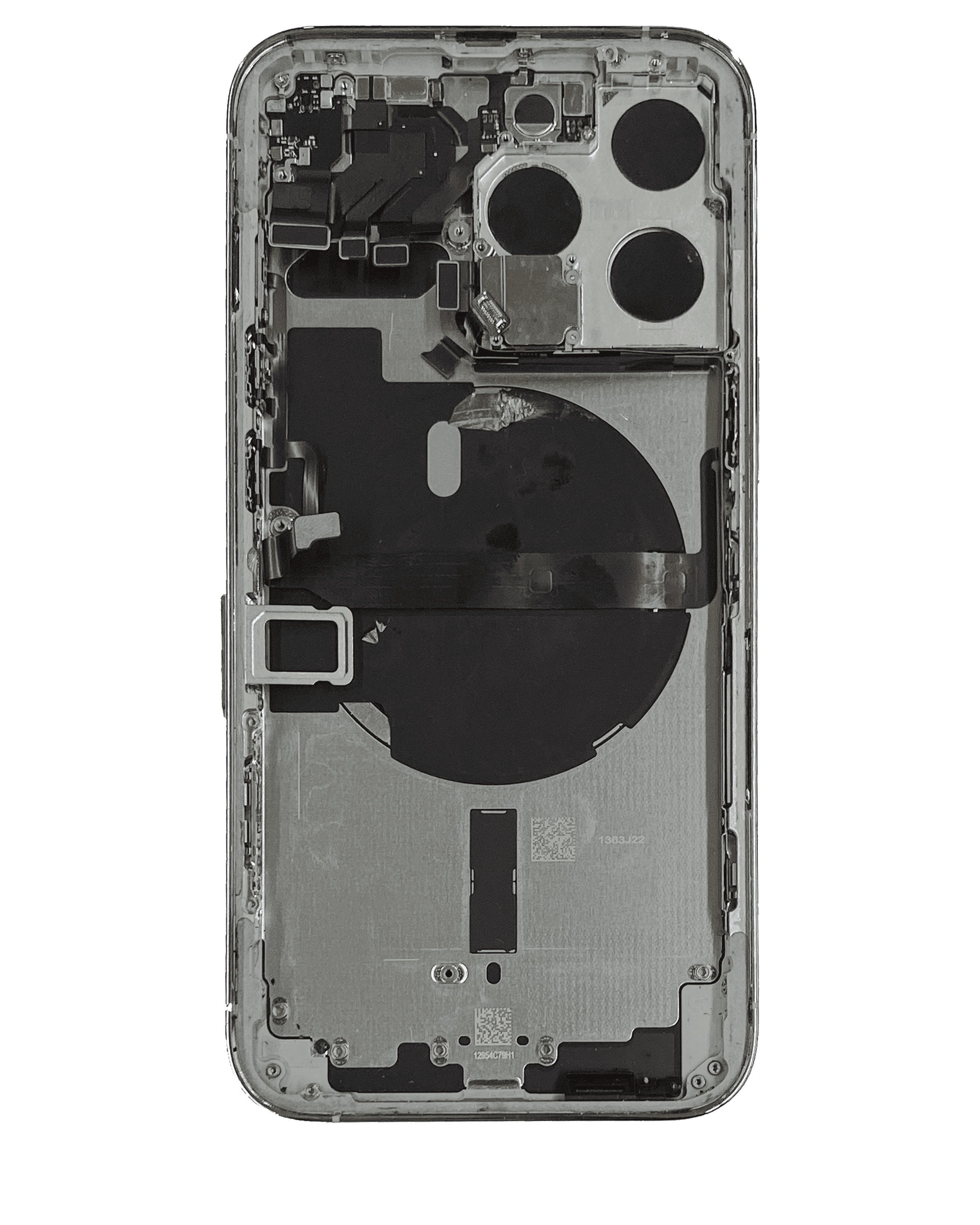 Back Housing W/ Small Components Pre-Installed Compatible For iPhone 13 Pro (International Version) (Used OEM Pull: Grade C) (Alpine Green)