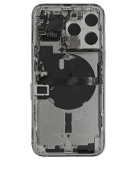 Back Housing W/ Small Components Pre-Installed Compatible For iPhone 13 Pro (International Version) (Used OEM Pull: Grade C) (Alpine Green)