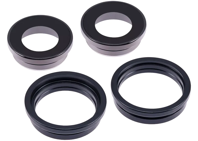 Back Camera Lens With Bracket & Bezel Compatible For iPhone 14 / 14 Plus (2 Piece Set) (Aftermarket Plus) (Midnight)